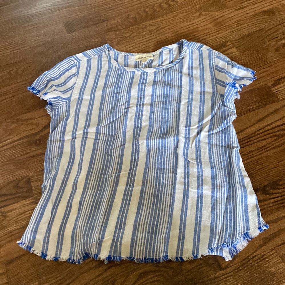 Cloth and stone striped top